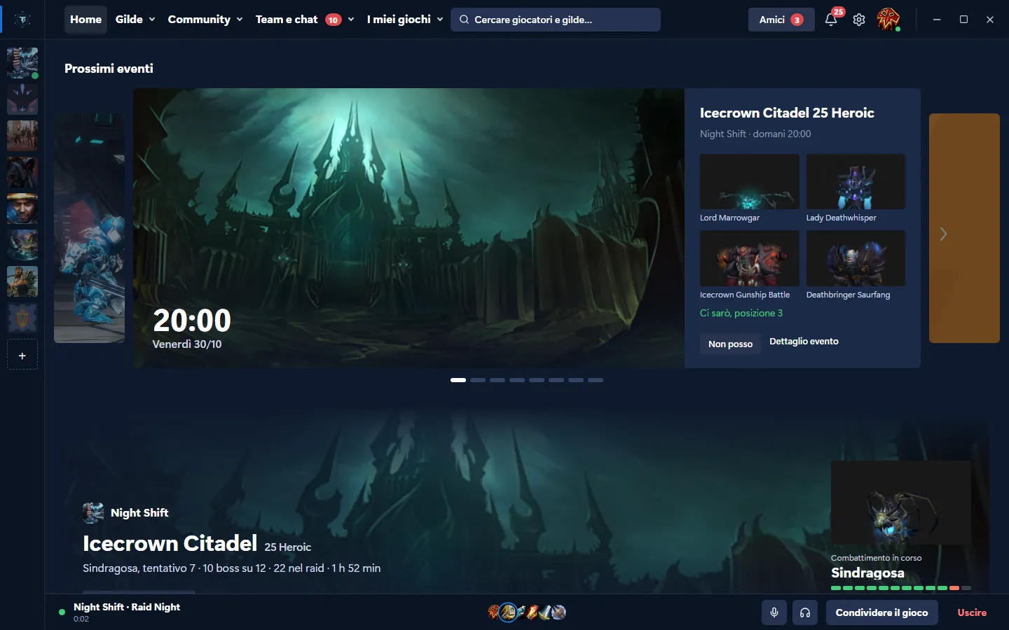 TeamBase, Home
