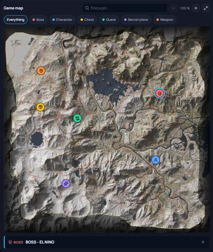 Maps with pins
